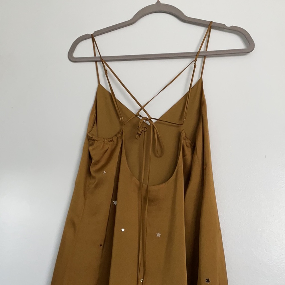 * MOVING SALE* 
For Love & Lemons Olive Twinkle Slip Dress - Picture 5 of 6